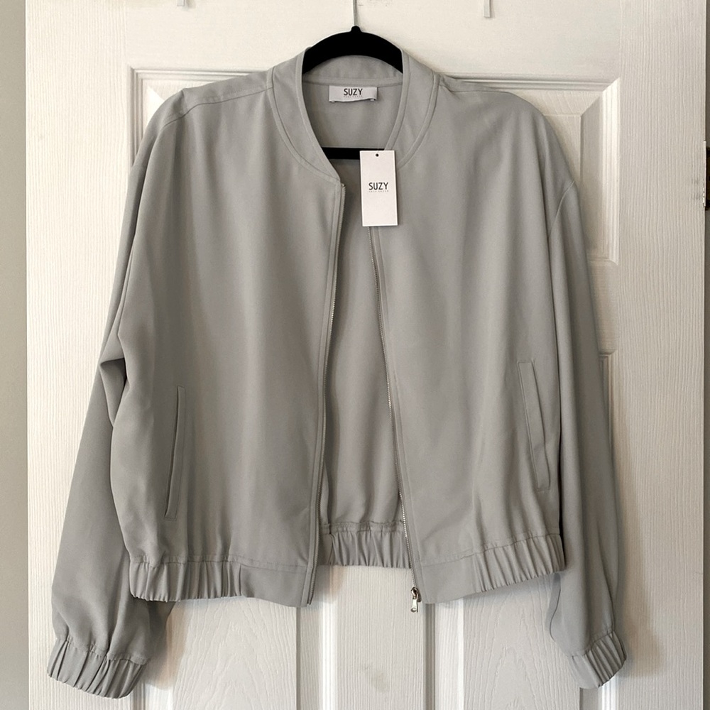 Suzy Shier lightweight bomber jacket - M